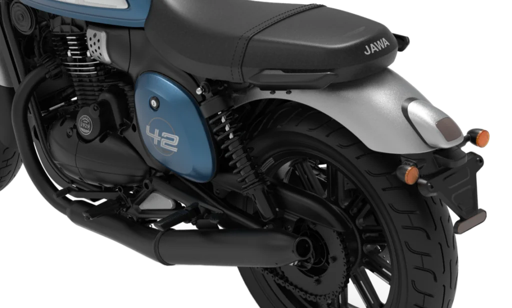 imagem traseira nova 350 Jawa 42 FJ