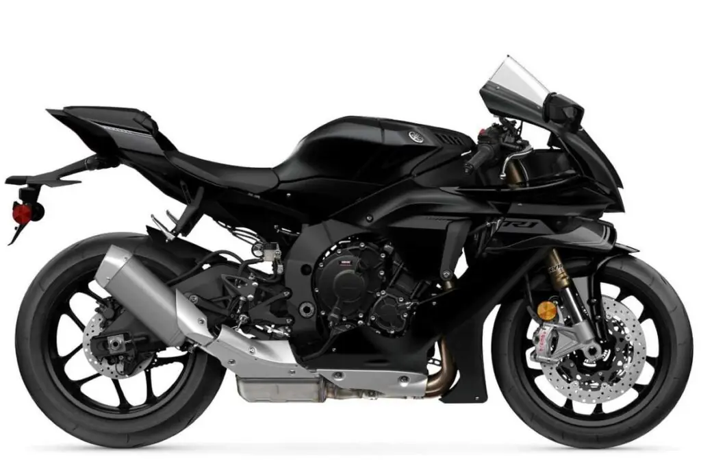 imagem da Yamaha YZF-R1 2025 preta