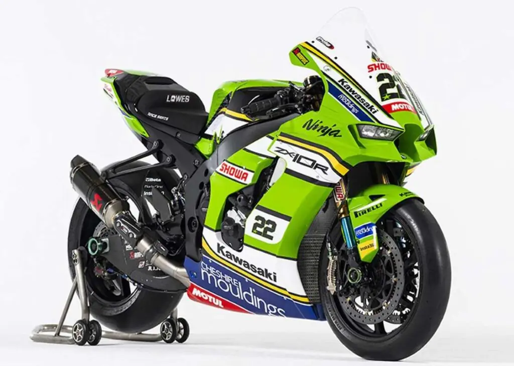 imagem da Ninja ZX-10R do WSBK