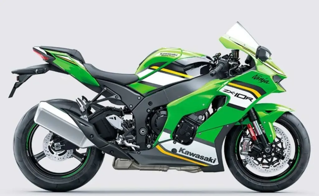 imagem lateral da nova kawasaki Ninja ZX-10R 2025
