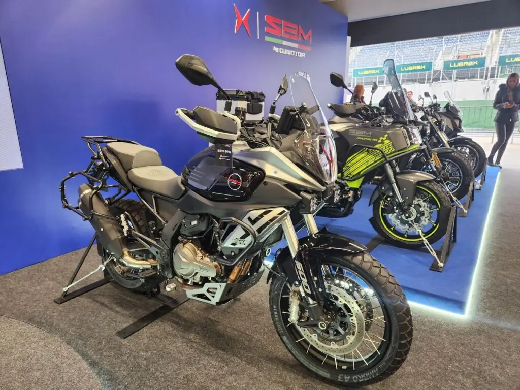 Motos SBM em exposição no Festival Interlagos