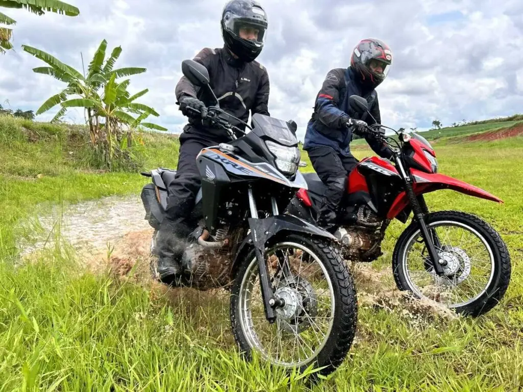 imagem honda xre 190 e honda nx 160 bros