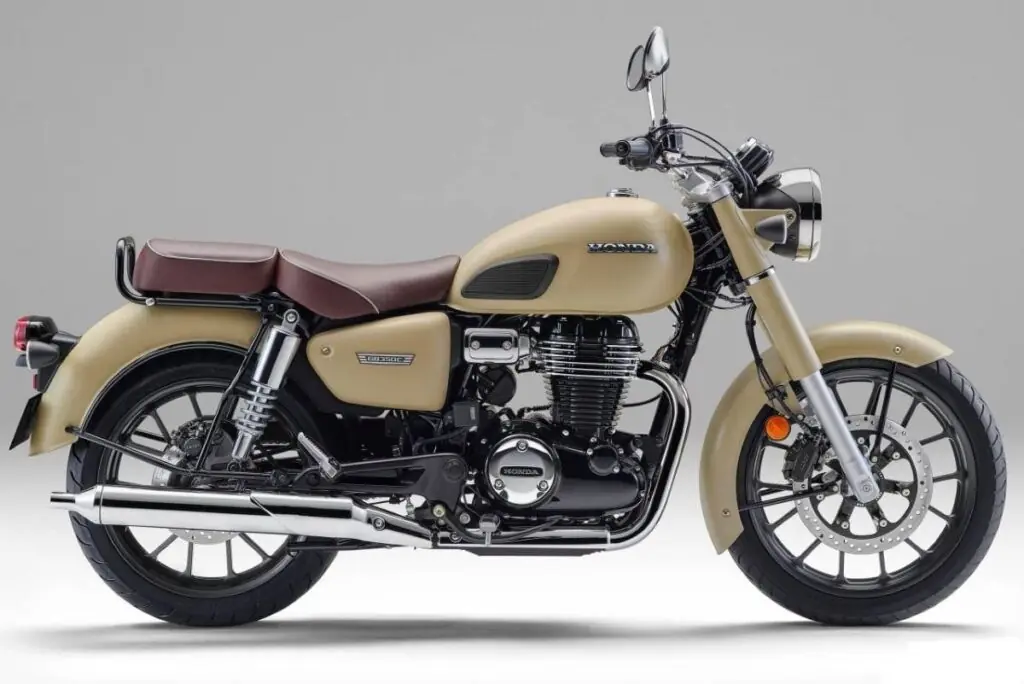 imagem lateral da Honda GB350 C 2026 versão militar