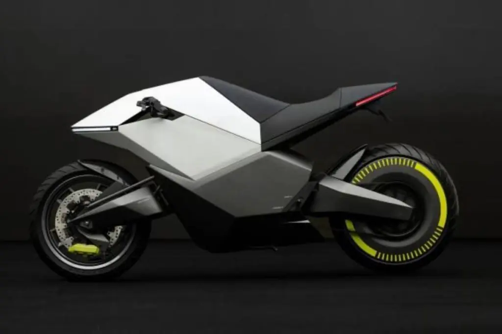 imagem lateral da moto elétrica ola diamondhead