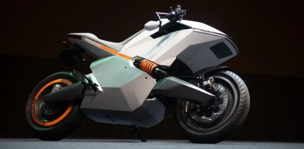 imagem frontal moto elétrica ola diamondhead