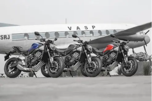imagem da honda cb 650r e-clutch