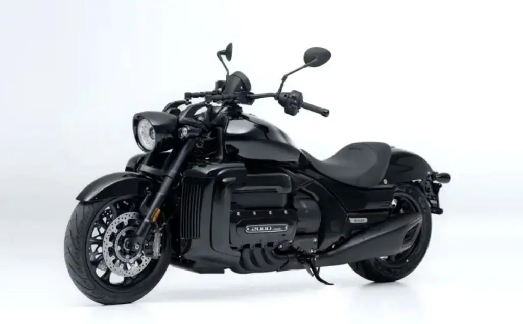 imagem da moto chinesa Souo LH2000 com motor de 8 cilindros