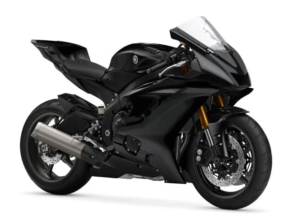 imagem lateral yamaha yzf-r6 2026 black
