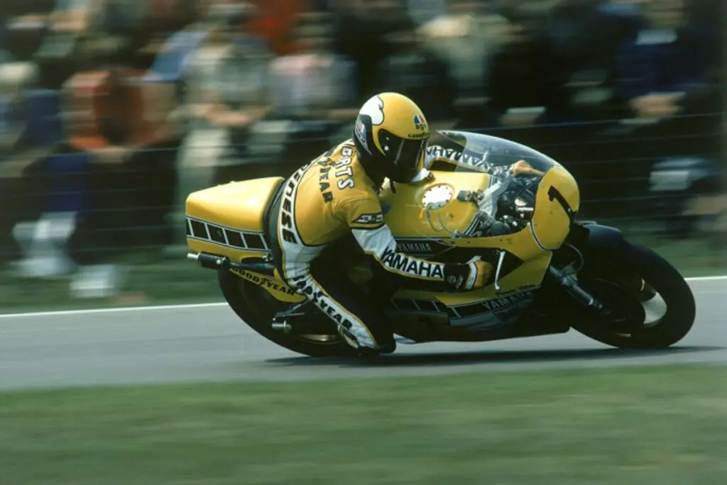 imagem Kenny Roberts em ação