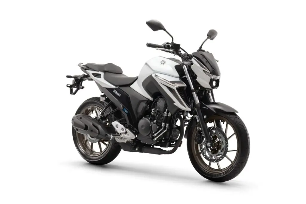 imagem Yamaha Fazer FZ25 Connected 2026 branca