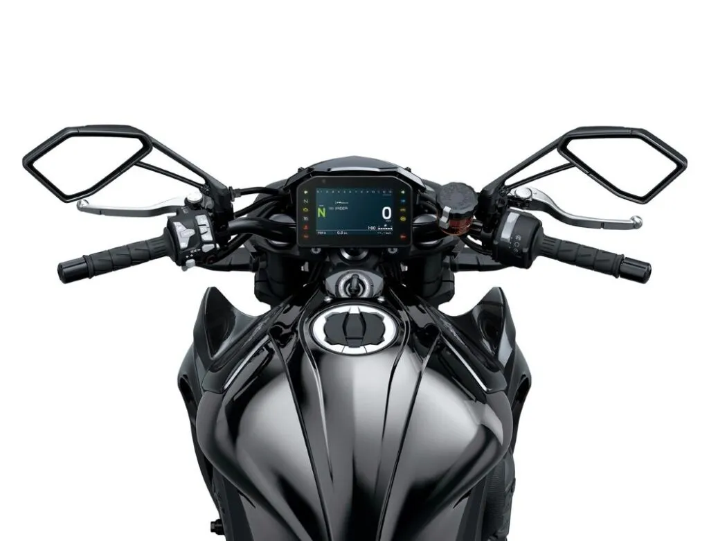 imagem do painel da Nova Kawasaki Z1100 2026