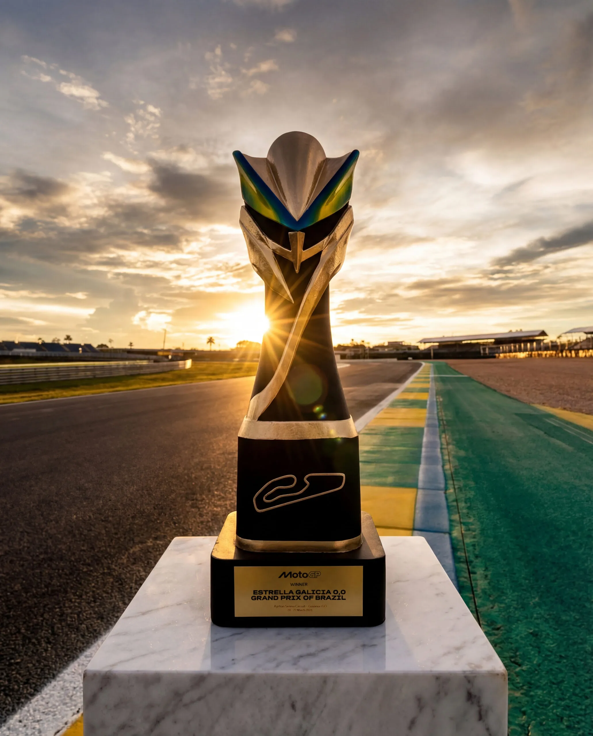 Troféu do MotoGP Grande Prêmio do Brasil - Foto: Divulgação MotoGP Brasil