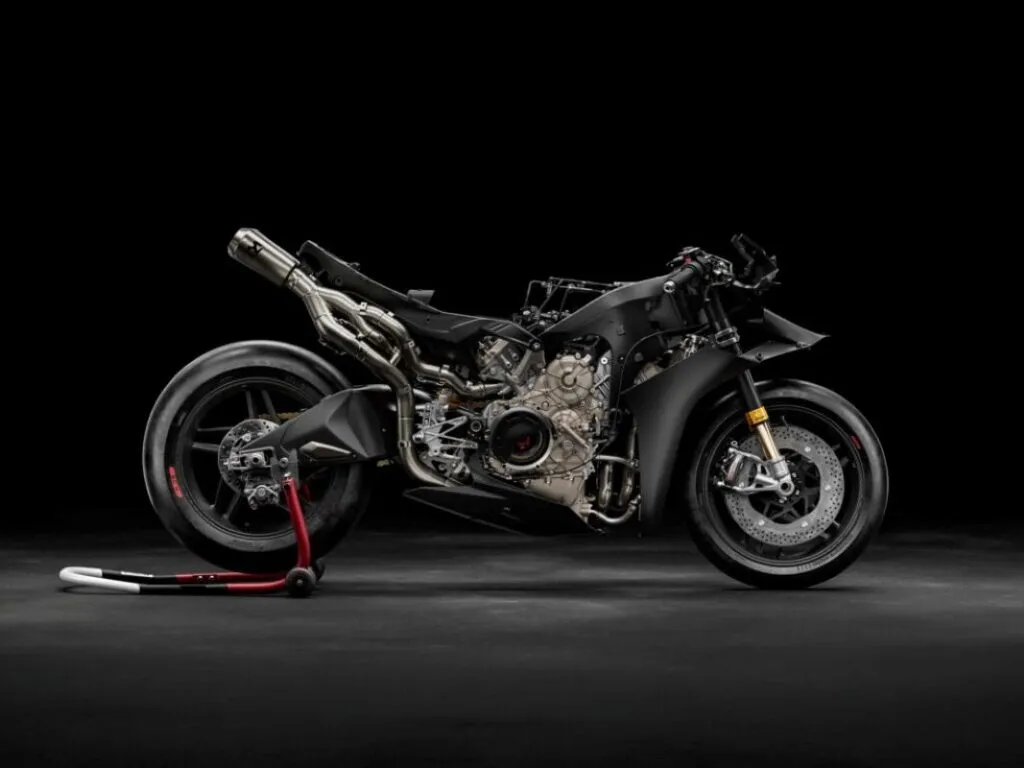 imagem do chassi da Ducati Superleggera V4 Centenario