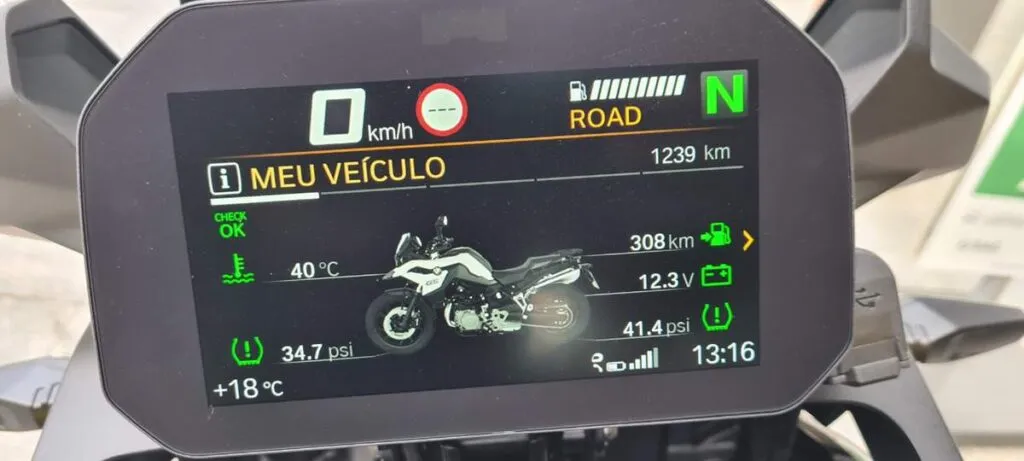 imagem painel tft moto bmw