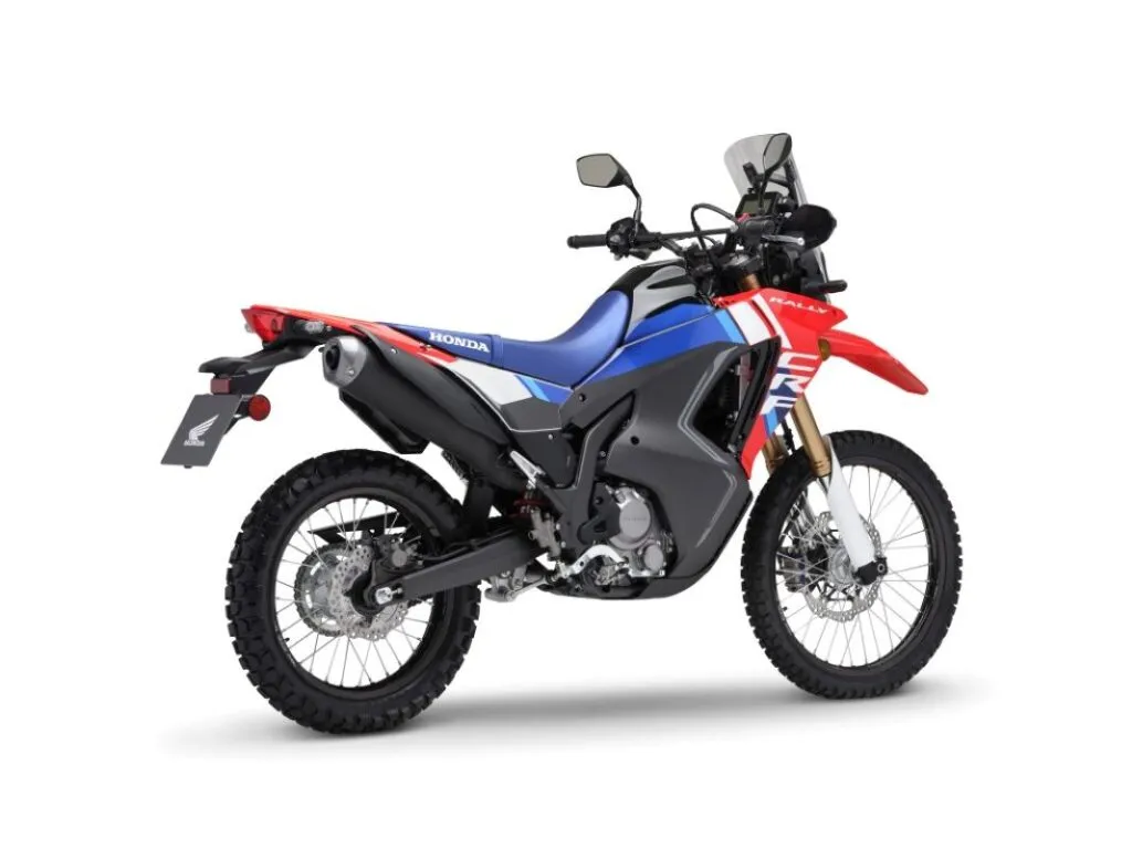 imagem traseira da Honda CRF 300L Rally 2026