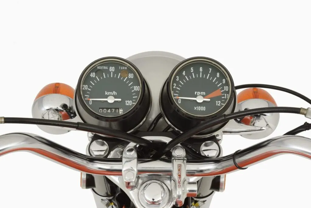 imagem Painel da Honda CG 125 anos 1970