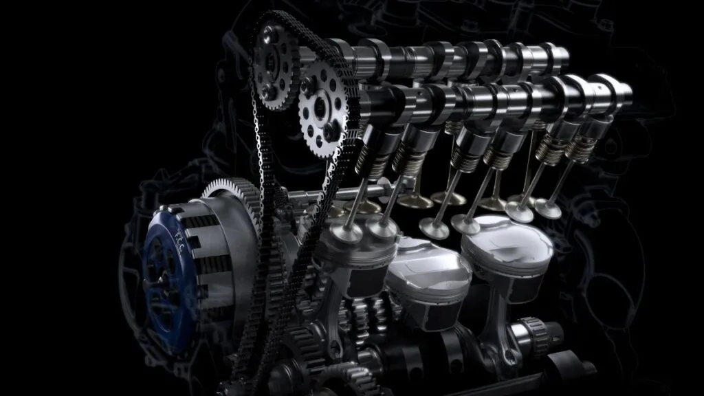 imagem Motor Triumph 765 usado na Moto2