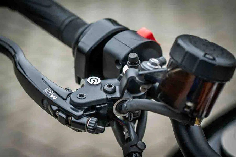 imagem do freio dianteiro da Triumph Speed Twin 1200